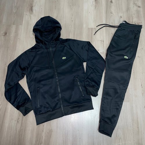 CONJUNTO largo LACOSTE ALL BLACK