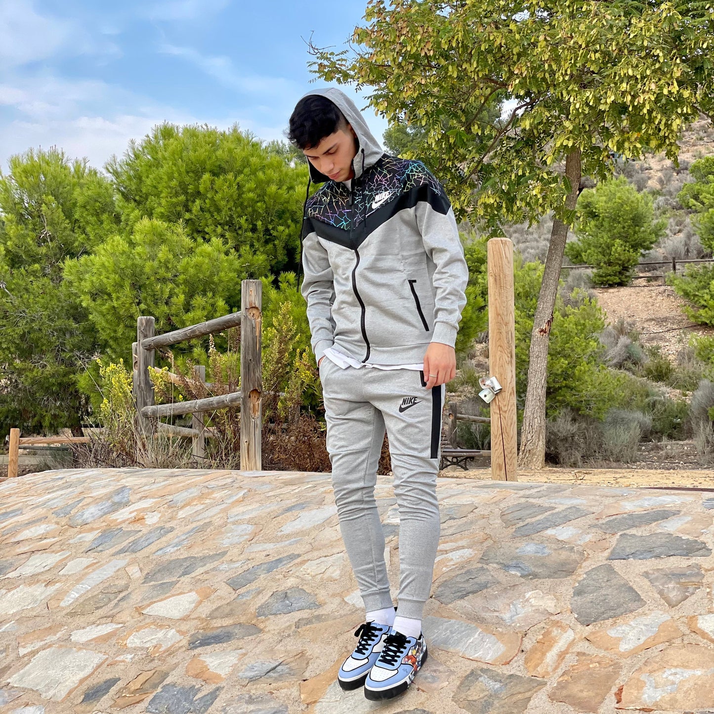 Conjunto tech Grey