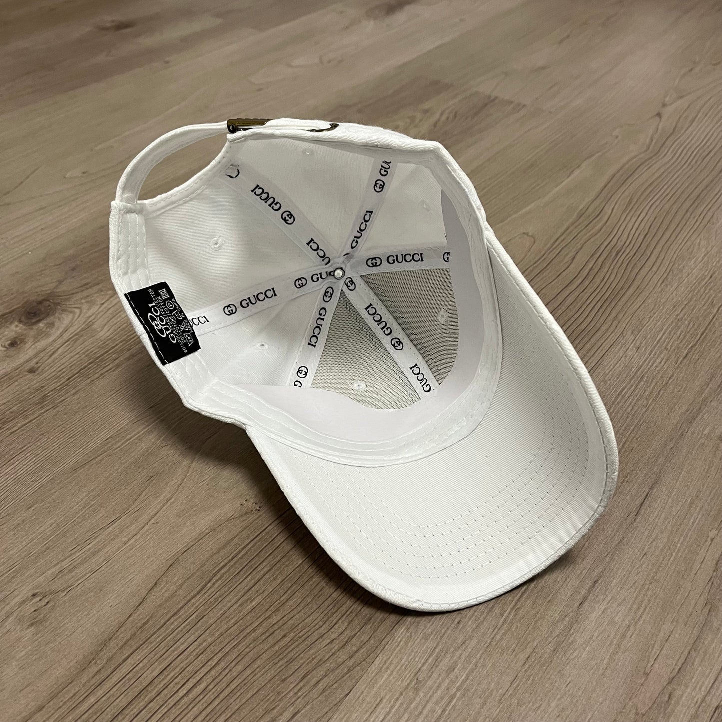 GORRA GUCCI WHITE