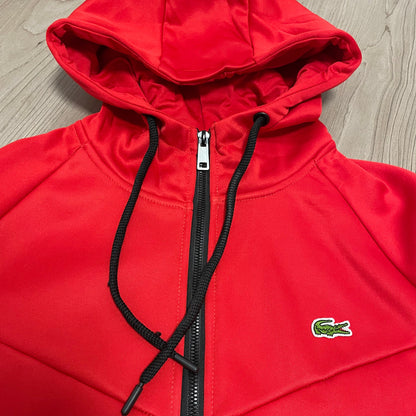 CONJUNTO LACOSTE ALL RED