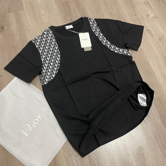 Camiseta DIOR BORDADA BLACK