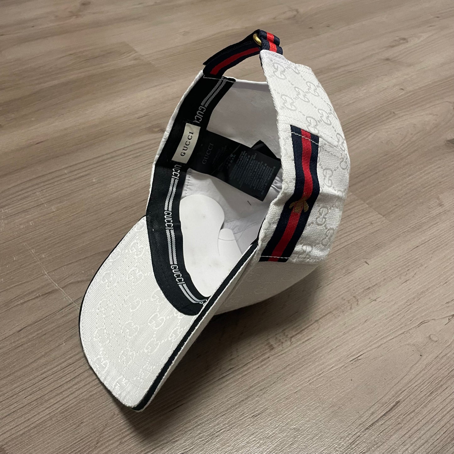 GORRA GUCCI WHITE