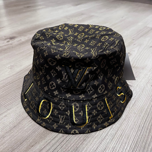 GORRO LV MARRON/NEGRO/DORADO