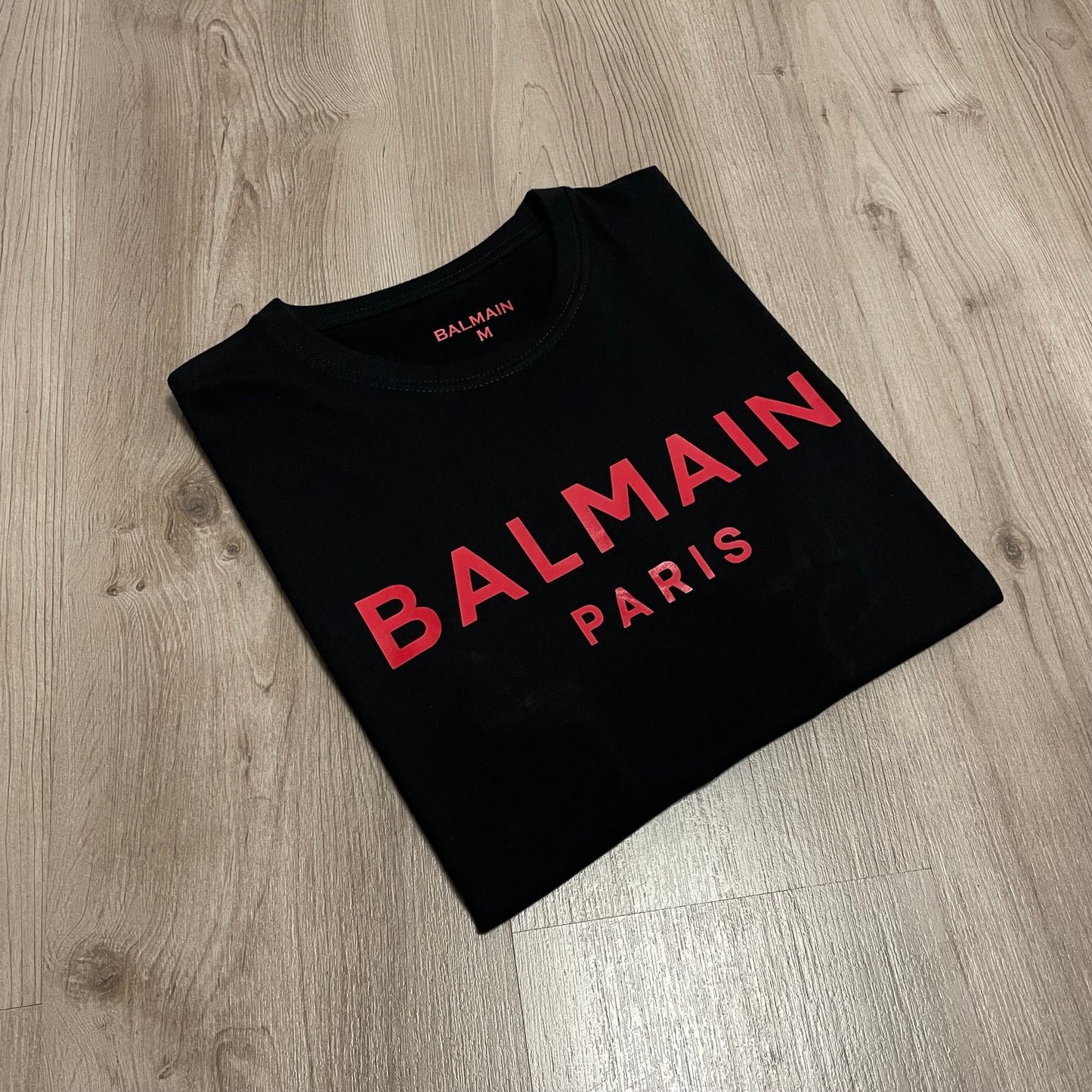 Camiseta manga corta BALMAIN PARIS RED