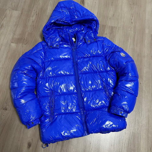 CHAQUETÓN ACOLCHADO MONCLER AZUL ELÉCTRICO