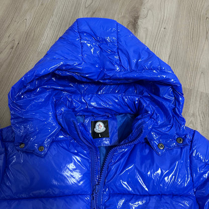CHAQUETÓN ACOLCHADO MONCLER AZUL ELÉCTRICO