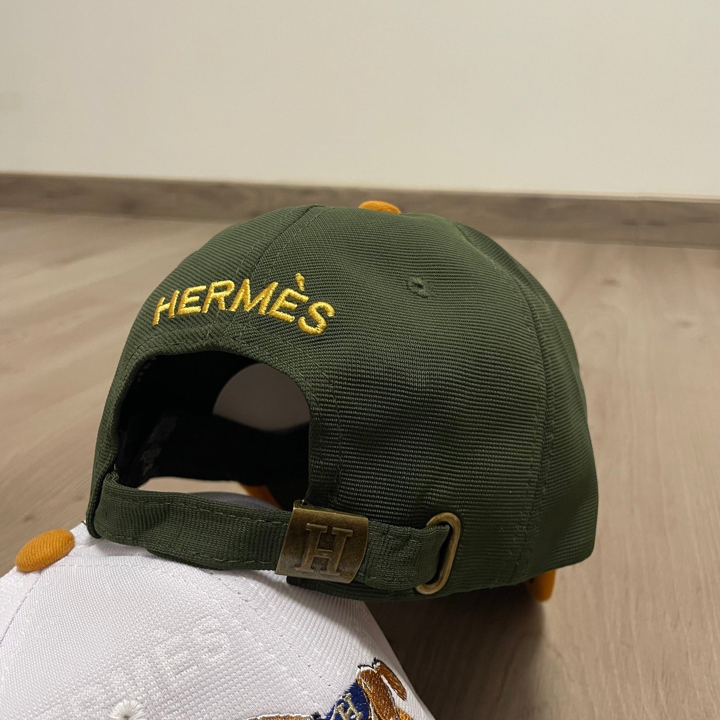 GORRA HERMES GREEN