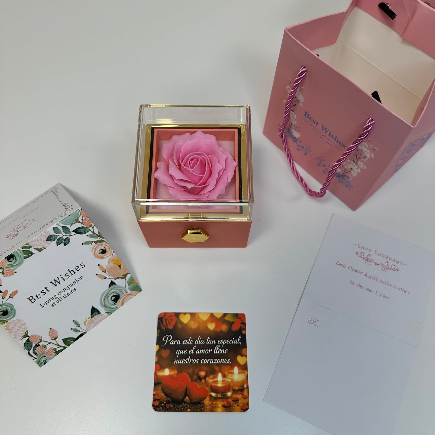 ETERNAL ROSA GIRATORIO