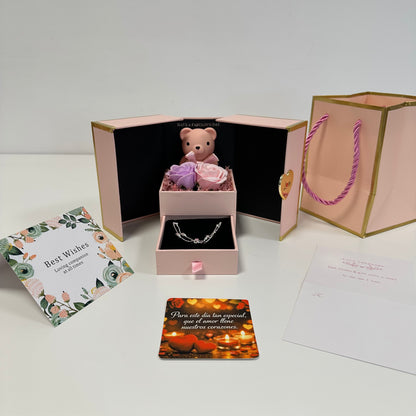 OSITO CON ROSAS ETERNAL