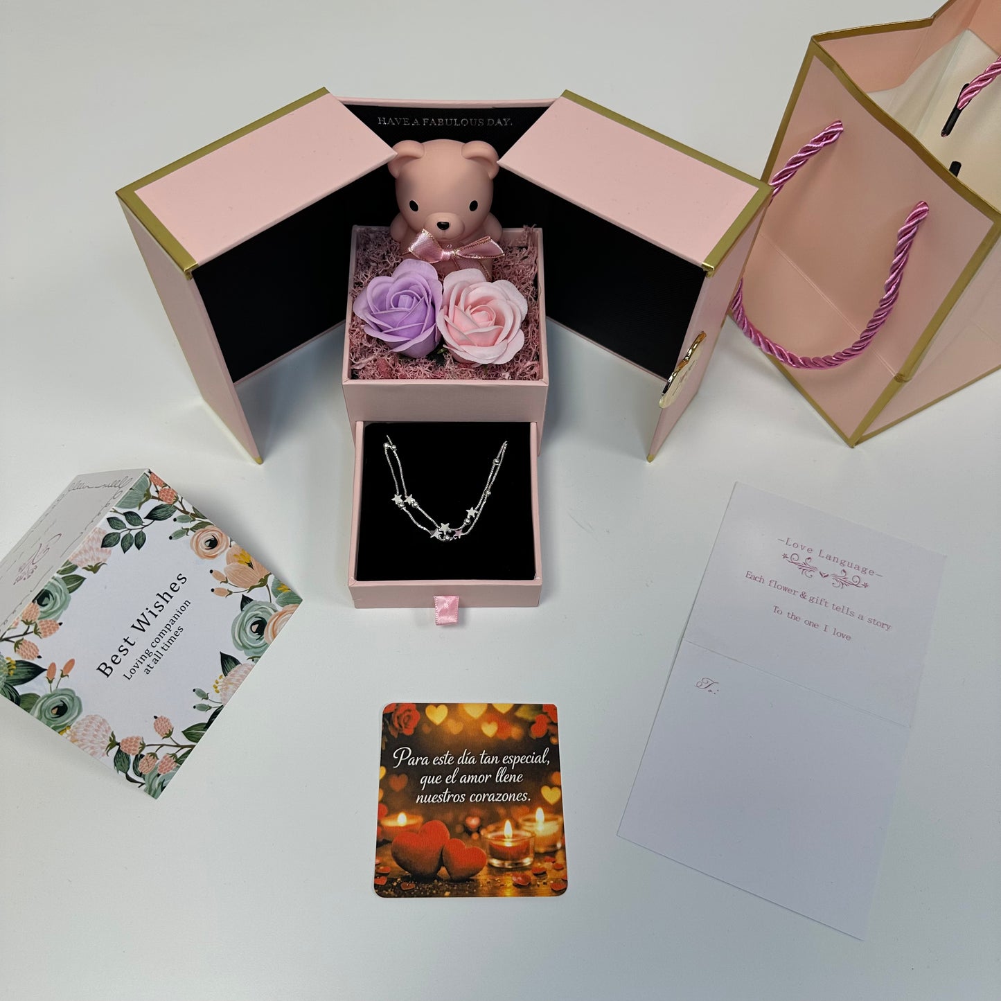 OSITO CON ROSAS ETERNAL