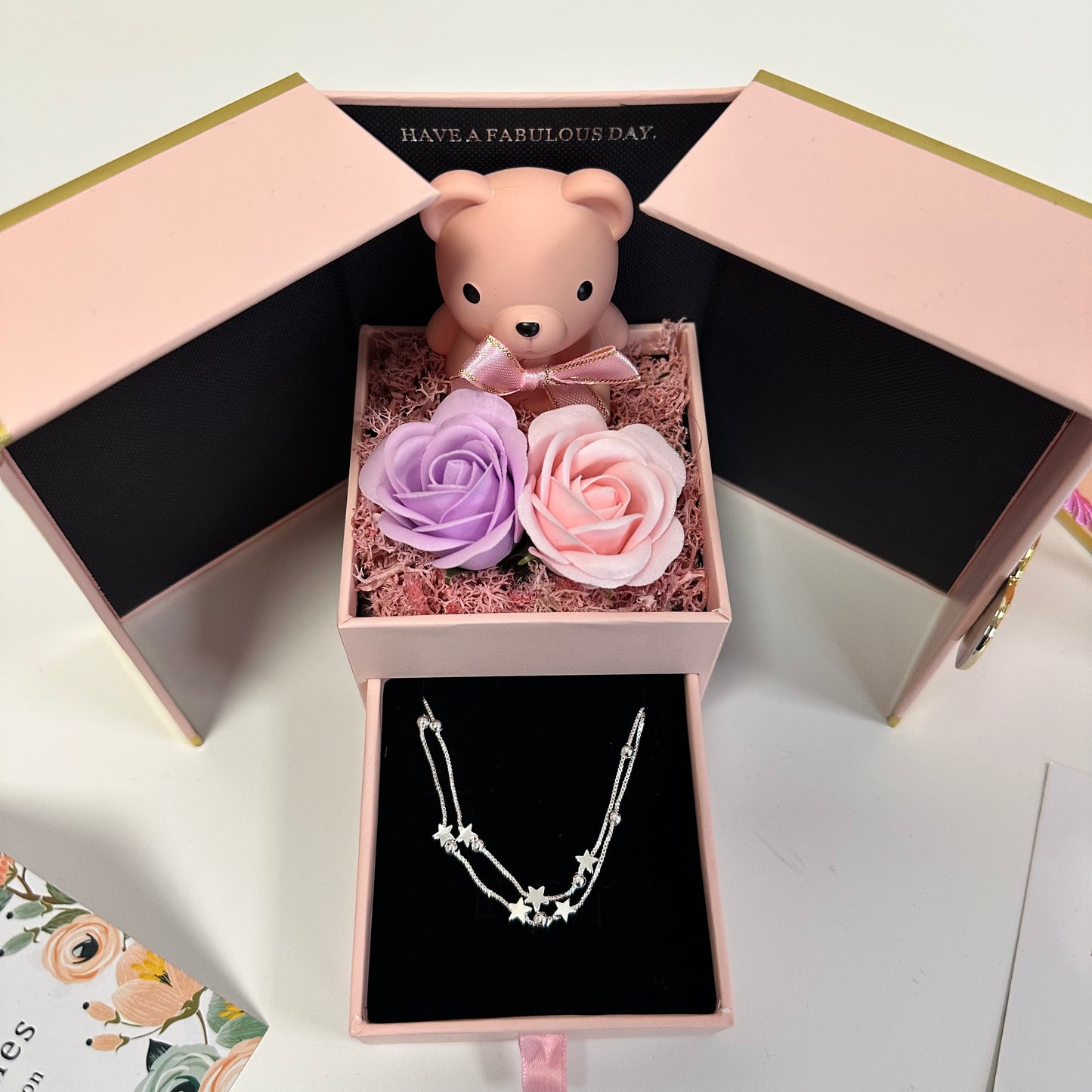 OSITO CON ROSAS ETERNAL