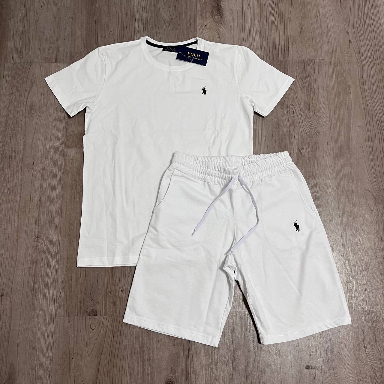 Conjunto corto RALPH BORDADO BLANCO