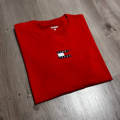 CAMISETA TOMMY LOGO CENTRO