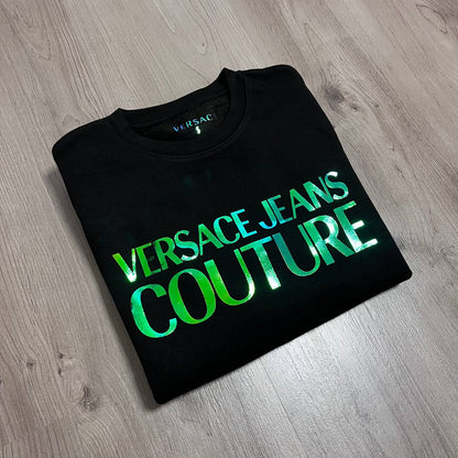 SUDADERA COUTURE LOGO EFECTO HOLOGRAFICO