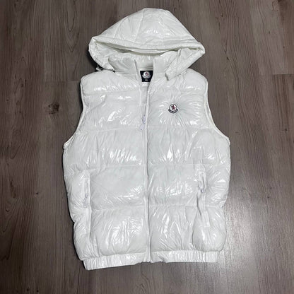 CHAQUETÓN ACOLCHADO BORDADO MONCLER SIN MANGAS CHALECO