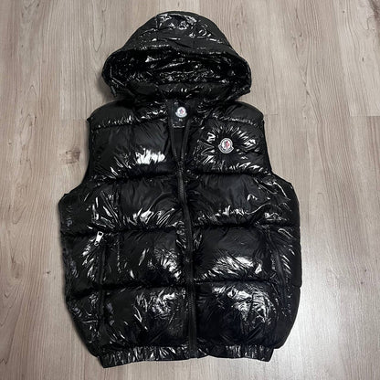 CHAQUETÓN ACOLCHADO BORDADO MONCLER SIN MANGAS CHALECO