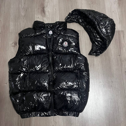 CHAQUETÓN ACOLCHADO BORDADO MONCLER SIN MANGAS CHALECO