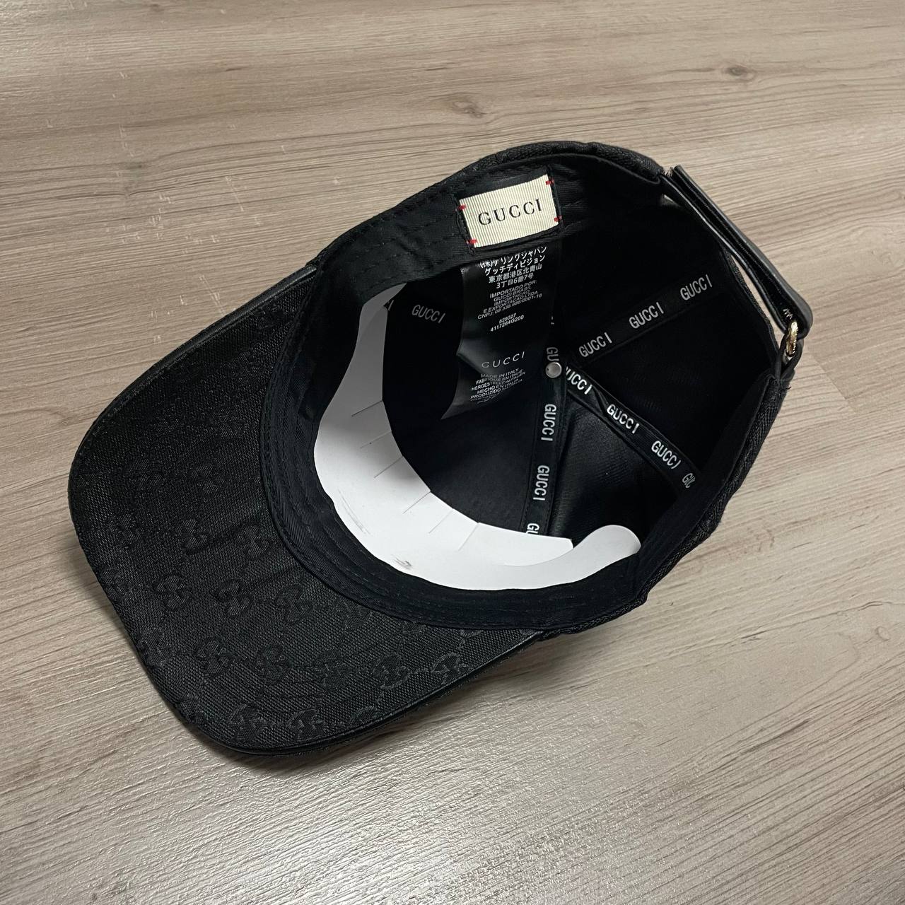 GORRA GUCCI NEGRA