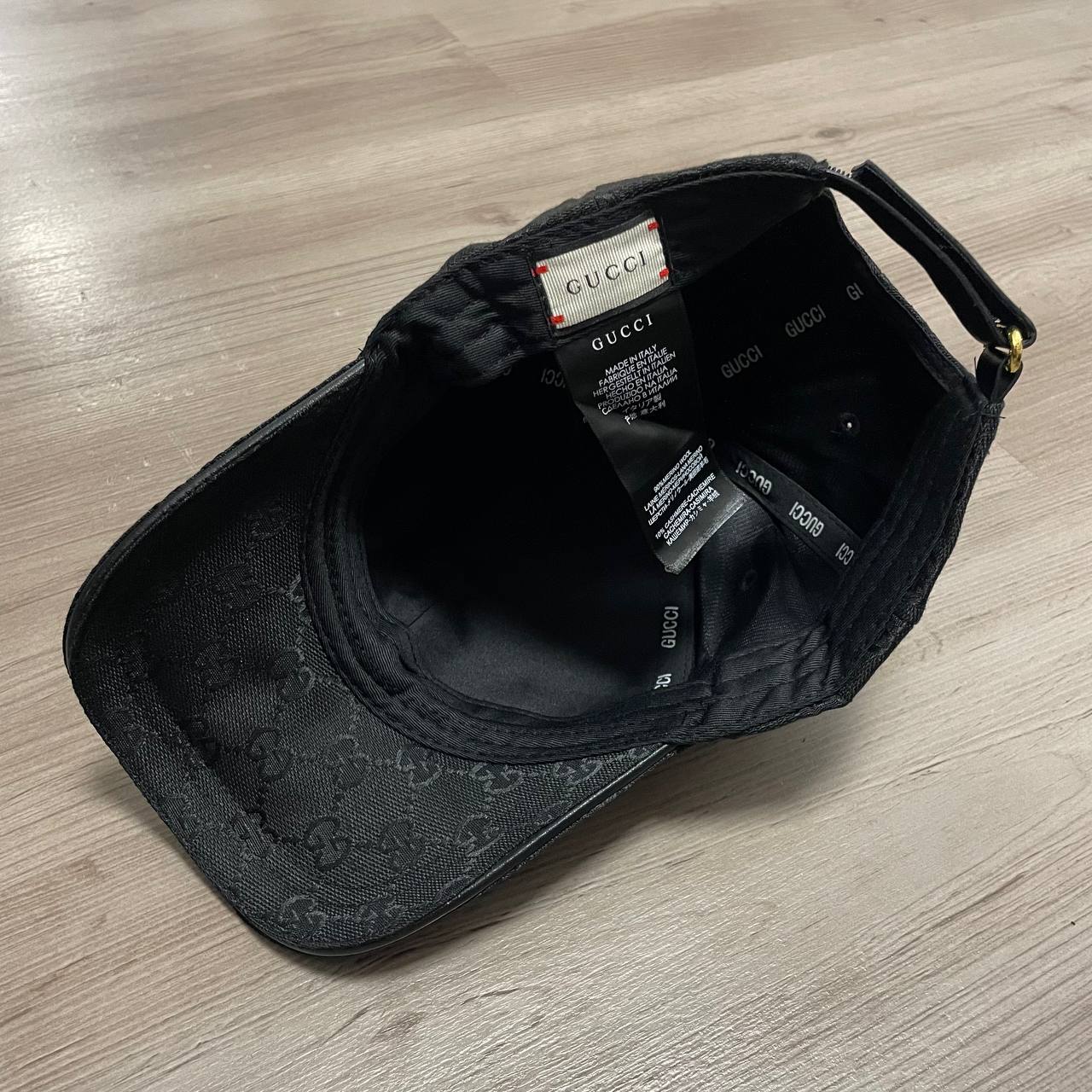 GORRA GUCCI NEGRA