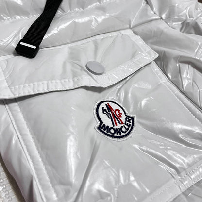 CHAQUETÓN ACOLCHADO BORDADO MONCLEAR BLANCO