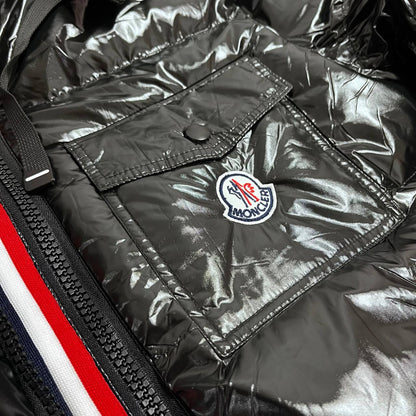 CHAQUETÓN ACOLCHADO BORDADO MONCLER NEGRO