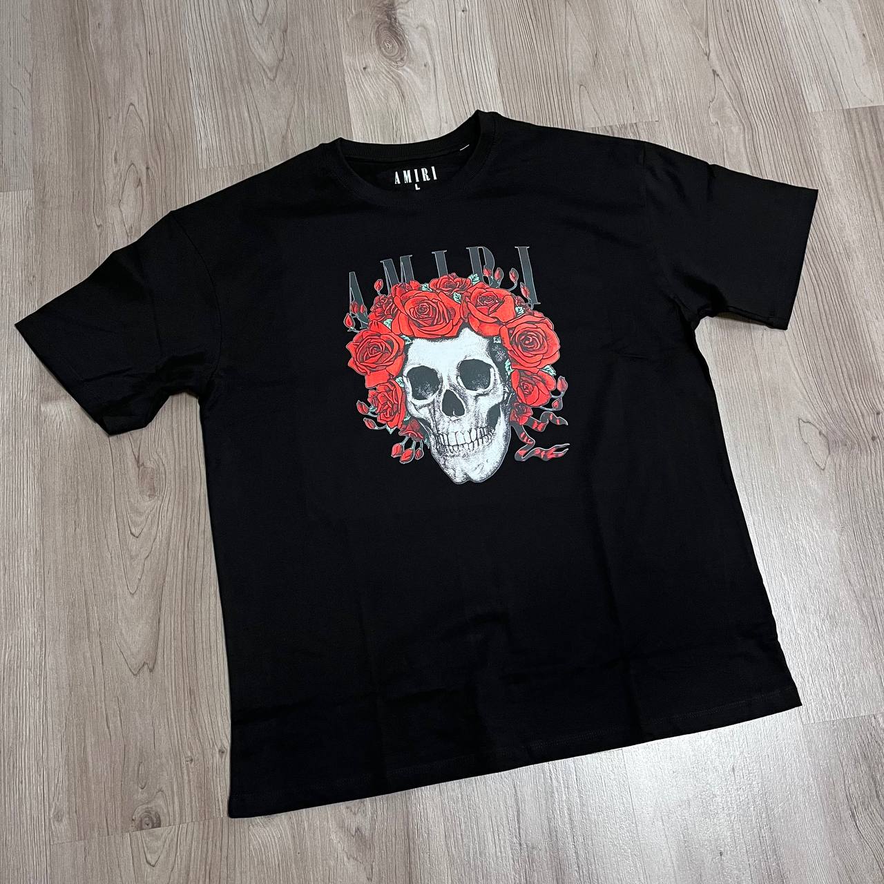 CAMISETA OVERSIZE AMIRI CALAVERA ROSAS