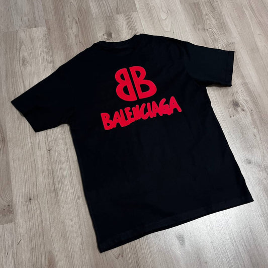 CAMISETA OVERSIZE BALENCIAGA ROJO
