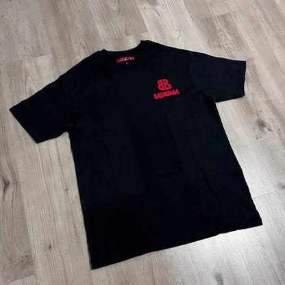 CAMISETA OVERSIZE BALENCIAGA ROJO