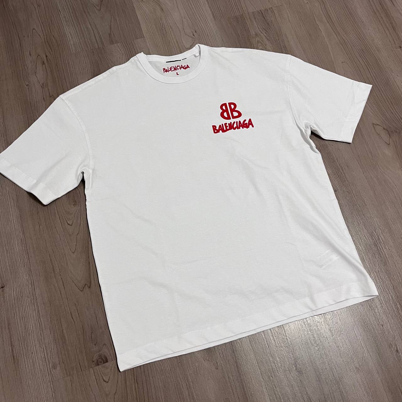 CAMISETA OVERSIZE BALENCIAGA ROJO