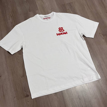 CAMISETA OVERSIZE BALENCIAGA ROJO