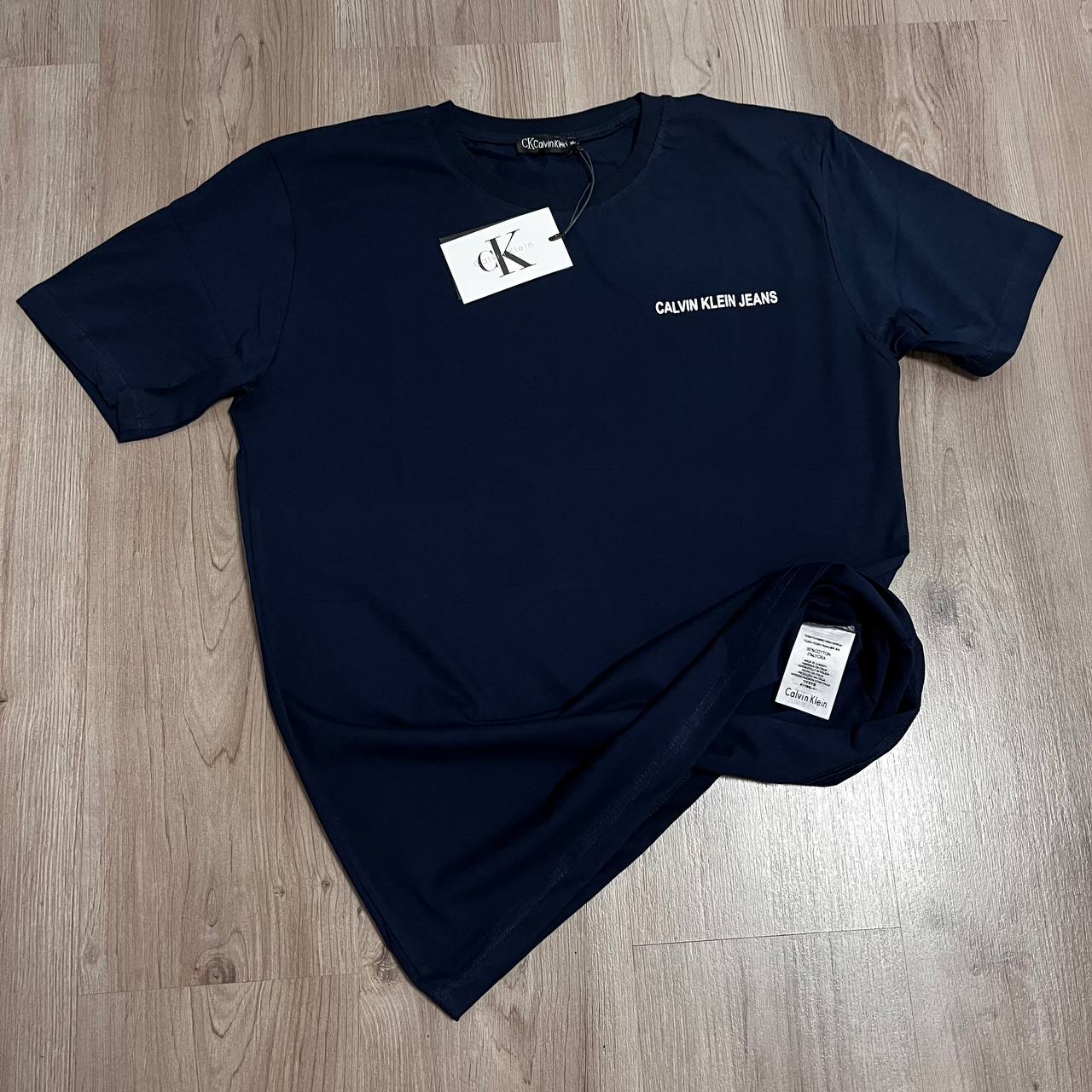 CAMISETA CK AZUL MARINO ELASTICA