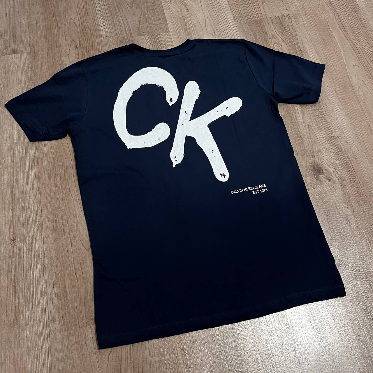 CAMISETA CK AZUL MARINO ELASTICA
