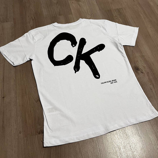 CAMISETA CK BLANCA ELASTICA