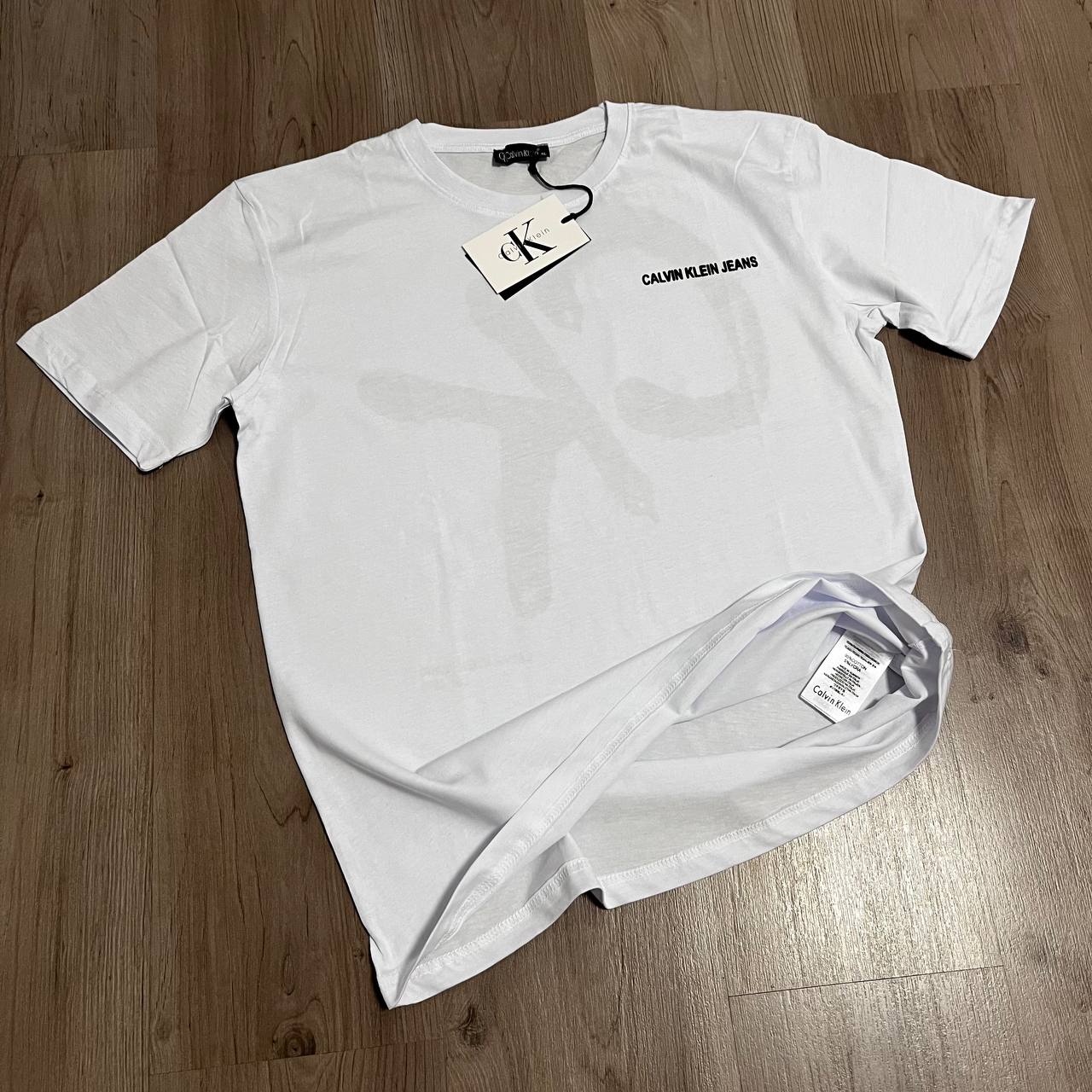 CAMISETA CK BLANCA ELASTICA