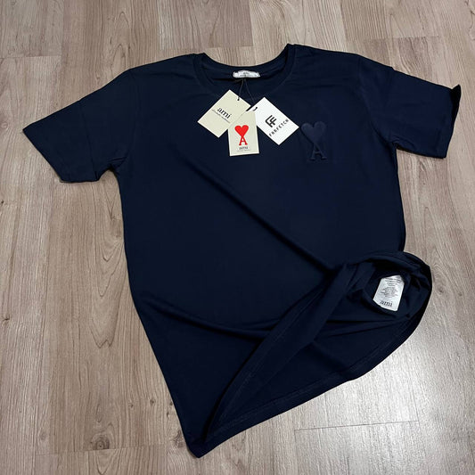 CAMISETA AMI AZUL MARINO ELASTICA