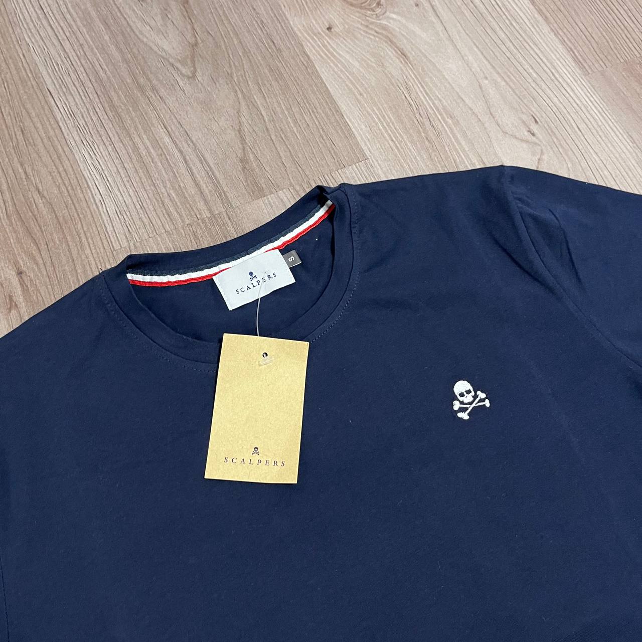 CAMISETA SCALPER AZUL MARINO ELASTICA