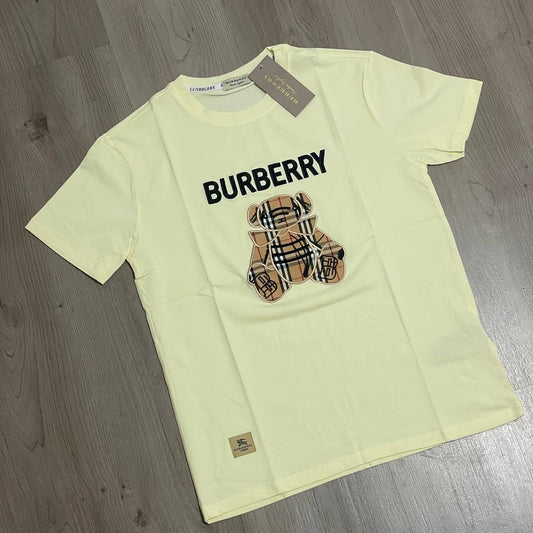 Camiseta BURBERRY AMARILLA Elastica🍭😎