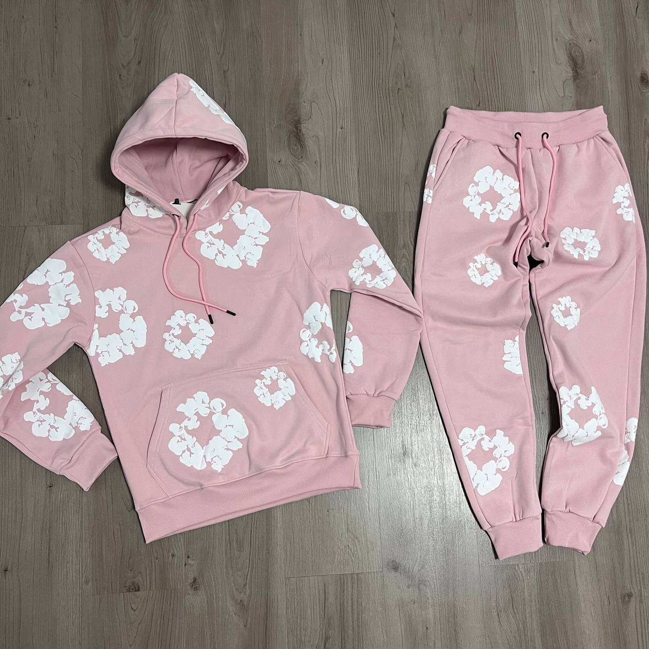 Conjunto LARGO DENIM TEARS PINK